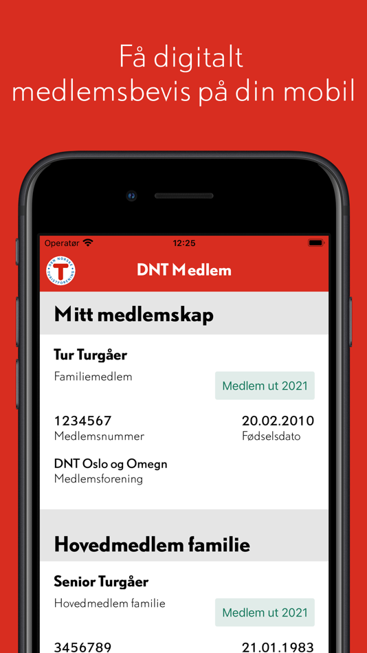 #1. DNT Medlem (iOS) Podle: Den Norske Turistforening
