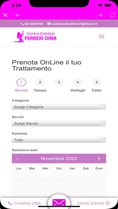 Centro Estetico Dina Ferreri Screenshot 4 - AppWisp.com Centro Estetico Dina Ferreri Screenshot 4 - AppWisp.com