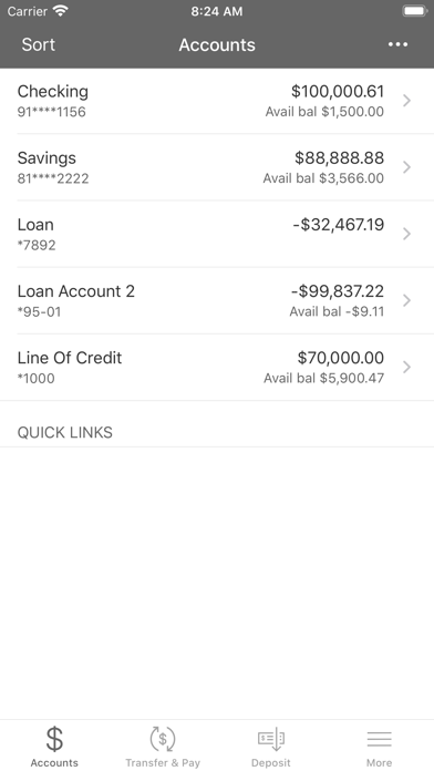 Two Harbors FCU Screenshot