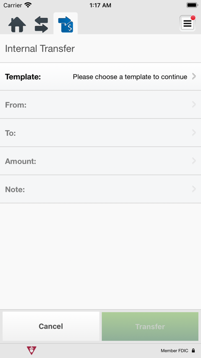 VCNB Business Banking Screenshot
