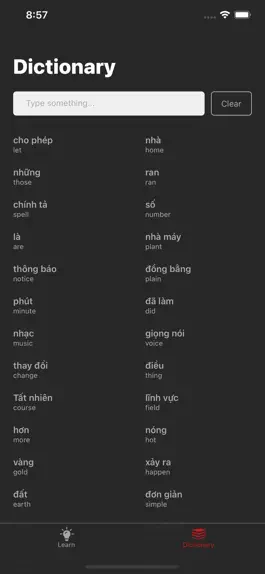 Game screenshot Most Common Vietnamese Words hack