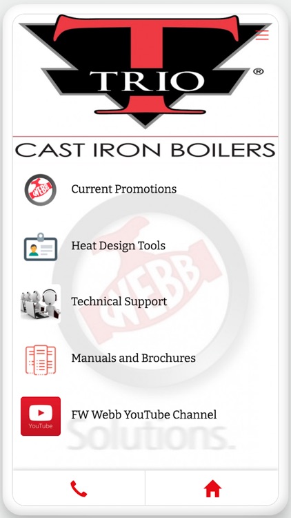 FW Webb Heat Design App