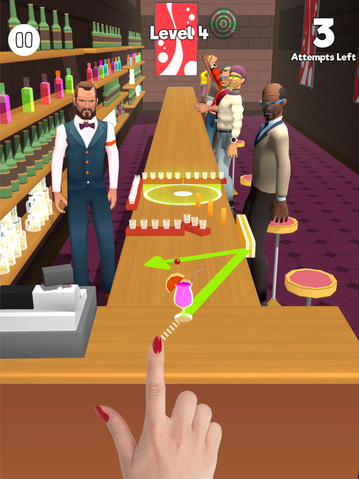 Bartender  Slide Drinks