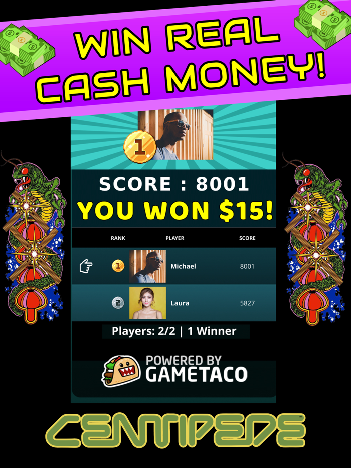 Atari Centipede Cash Blast