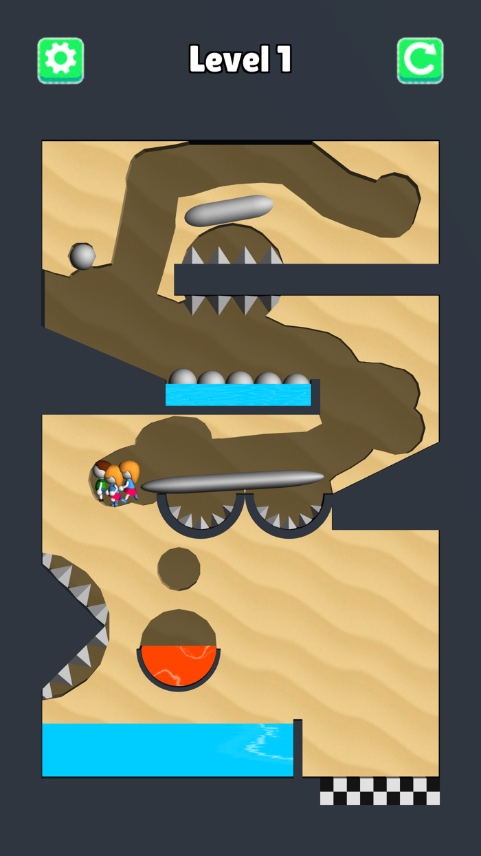 Sand Trap Escape 3D