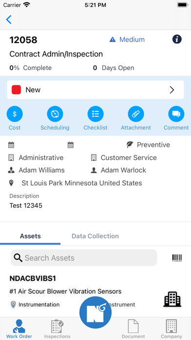 NEXGEN Contractor Portal Screenshot