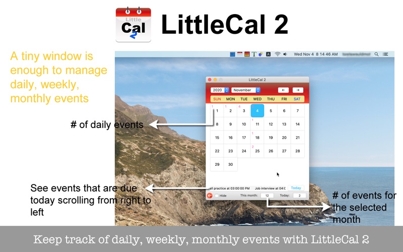Screenshot #1 pour LittleCal 2
