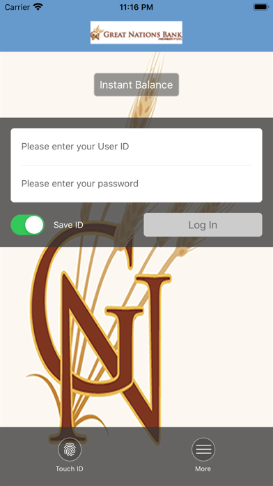 Great Nations Bank Screenshot
