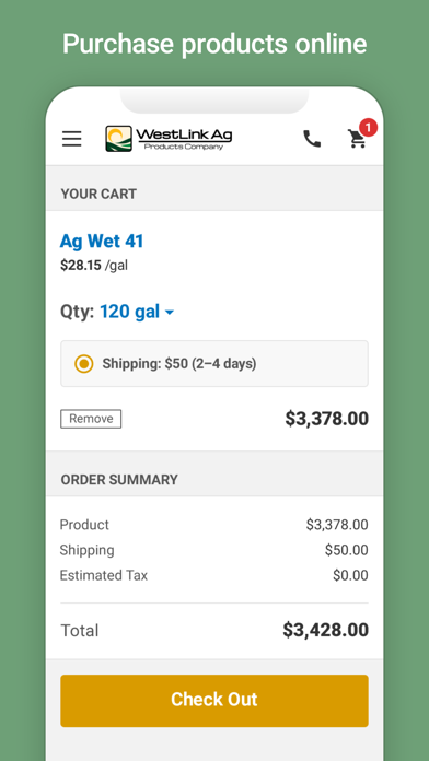 WestLink Ag Products Screenshot