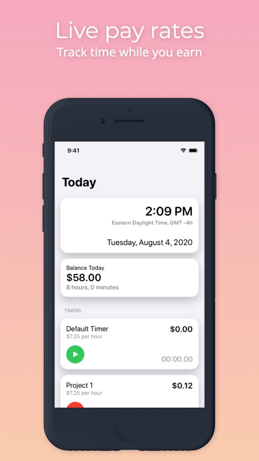 #3. Time Tracker: Manage your time (iOS) Podle: H2 Software