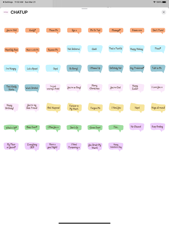 Screenshot #4 pour CHATUP Sticker Pack