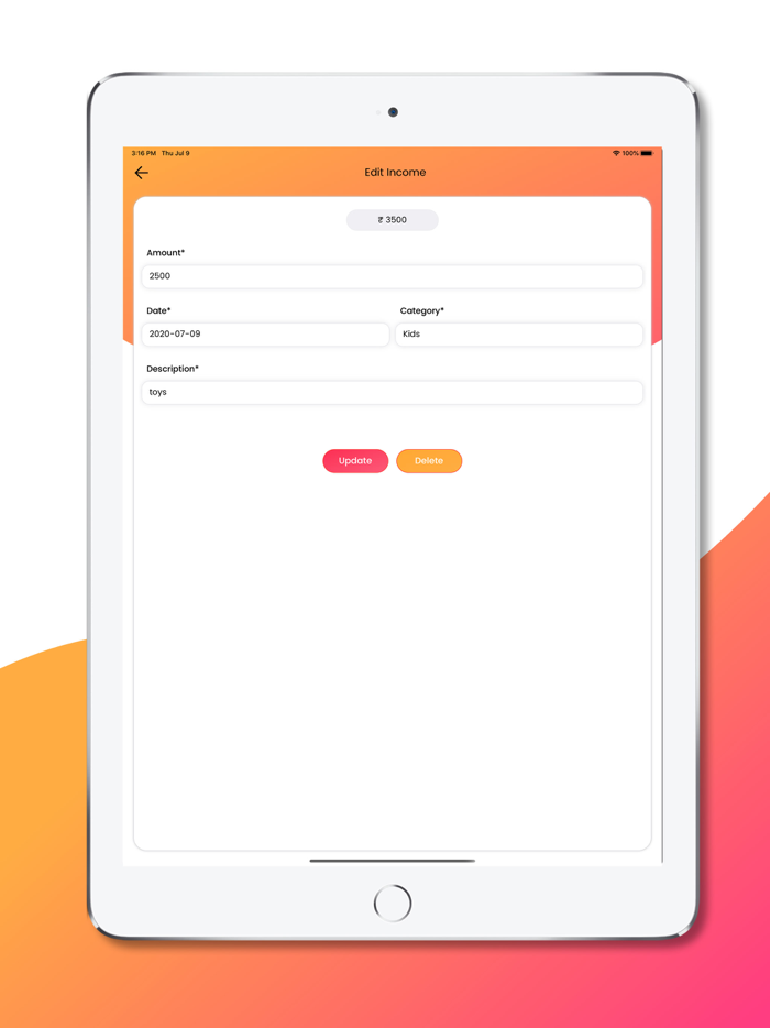 Expense Spending Tracker