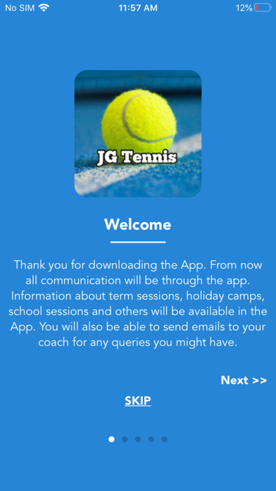 JG Tennis Screenshot