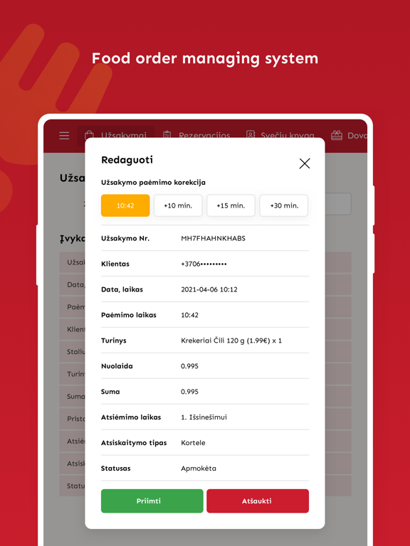 Screenshot #5 pour Meniu Merchant