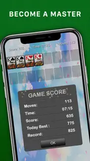 aged freecell solitaire iphone screenshot 4