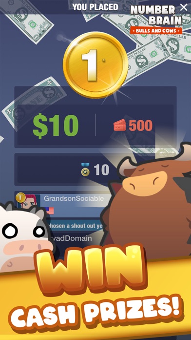 Number Brain : Bulls & Cows Screenshot