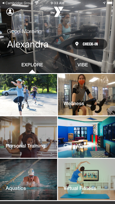 Hampshire Regional YMCA Screenshot