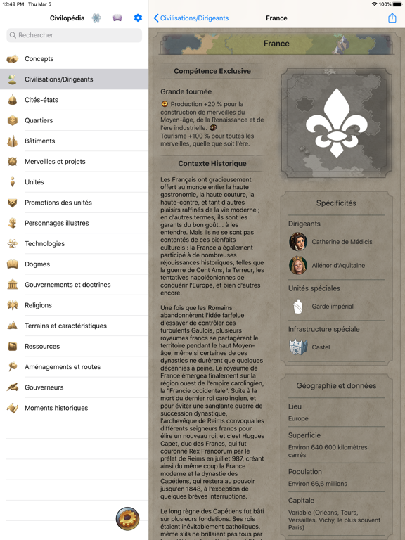 Screenshot #5 pour Civilopédia