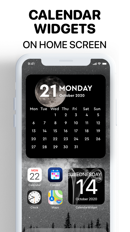#3. Calendar Widget for iPhone (iOS) Podle: SMART WIDGET LABS COMPANY LIMITED