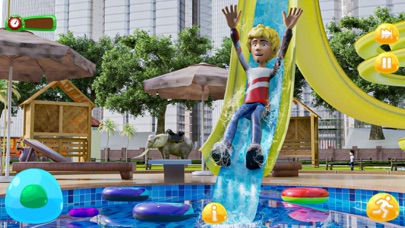 Uphill Water Slide Theme Park Screenshot
