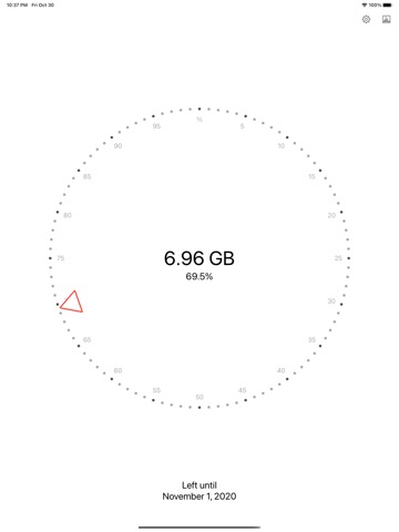 Databit: 通信量チェッカー 3G/4G/LTEのおすすめ画像1