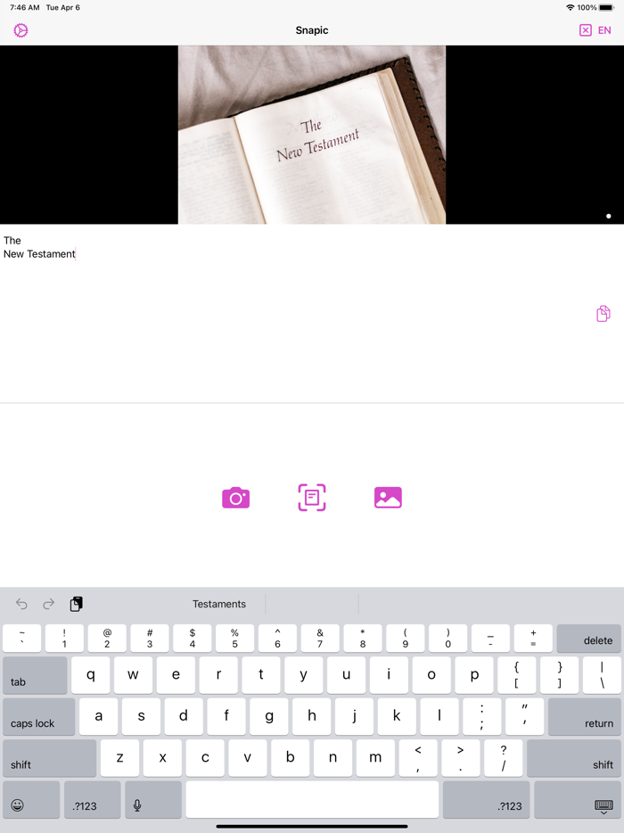 Snapic - OCR with Privacy