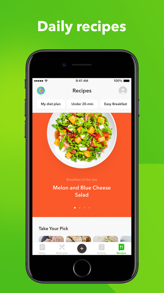 #3. Diet & Meal Planner by GetFit (iOS) 由: Appyfurious