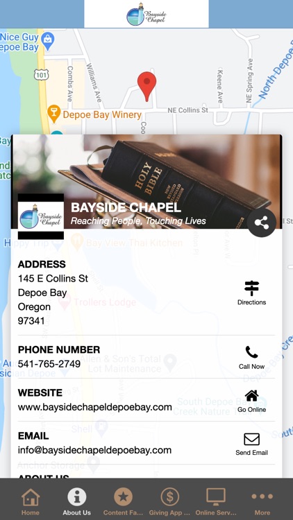 Bayside Chapel Depoe Bay