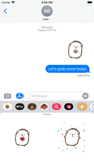 Hedgie the Hedgehog Stickers 2 Screenshot