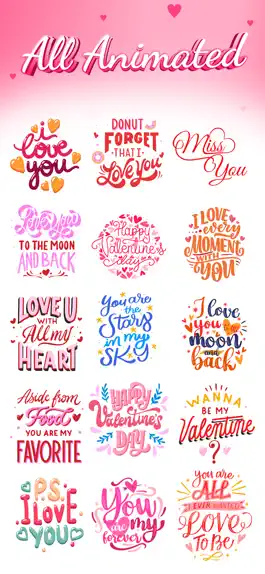 Game screenshot Love Quotes Animated apk