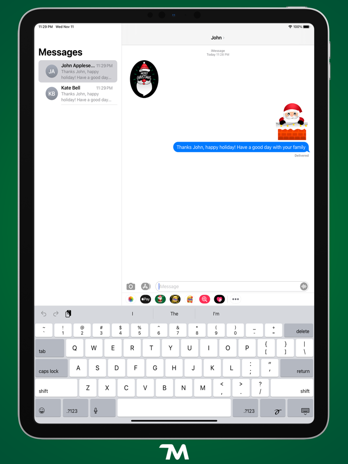 Hi Santa Claus Stickers