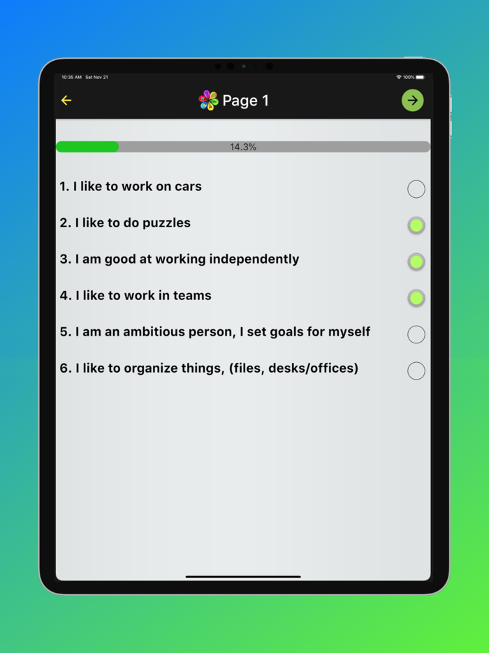Holland Codes - RIASEC Test