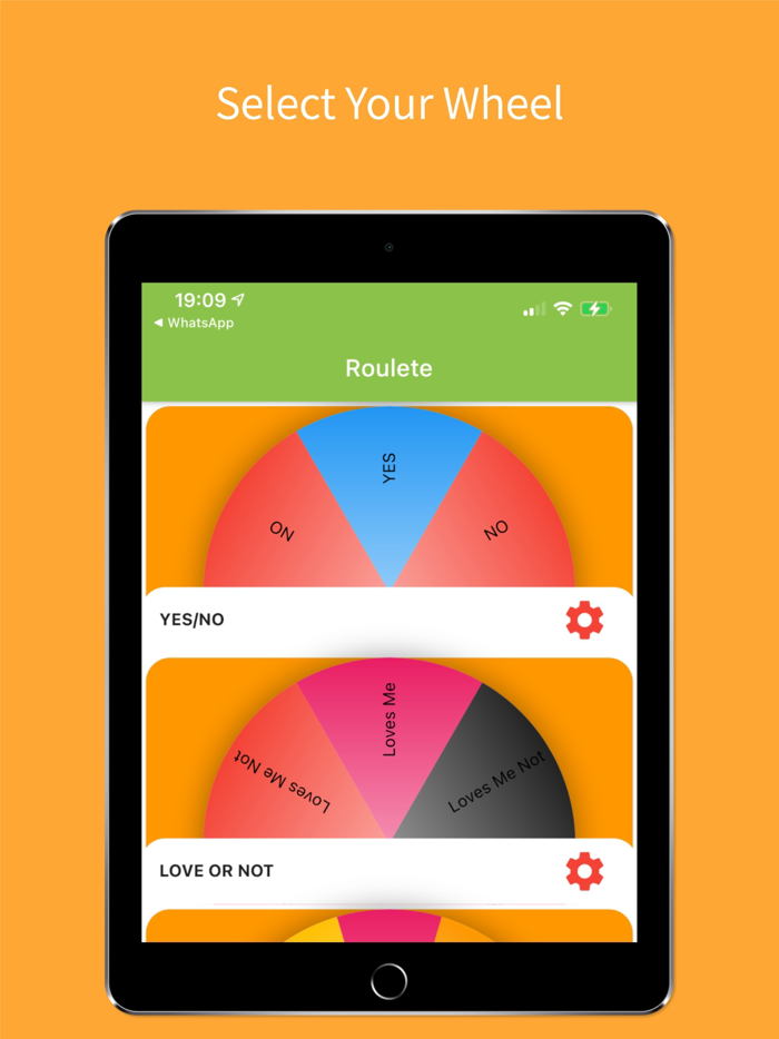 Spin wheel - Decision roulette