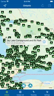 ontario – camping & rv spots iphone screenshot 1