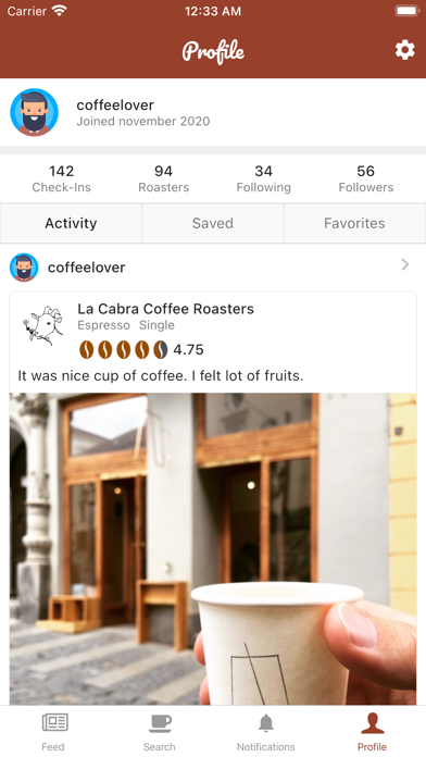 Tasting Coffee Screenshot