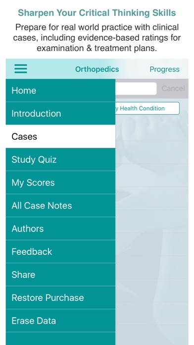 Orthopedics Physical Therapy Screenshot
