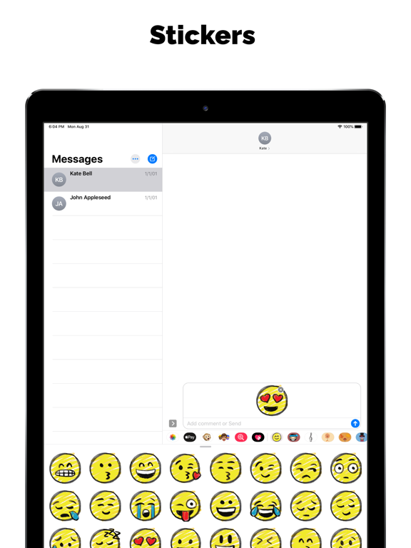 Screenshot #5 pour Autocollant Emoji to Message
