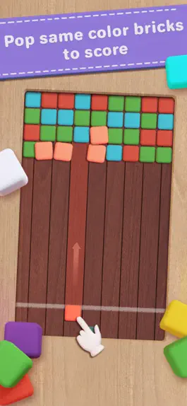 Game screenshot Woody Pop: Color Brick Breaker mod apk