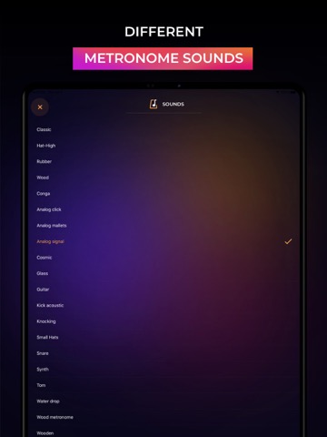 Metronome Go-メトロノーム 高精度,チューナーのおすすめ画像7