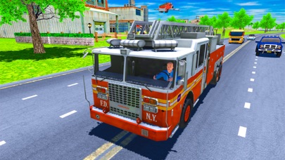 Real Flying Fire Truck Robot Screenshot