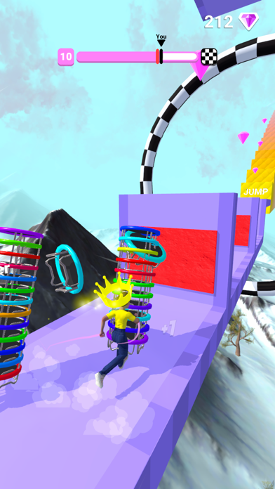 Trampoline Race Screenshot