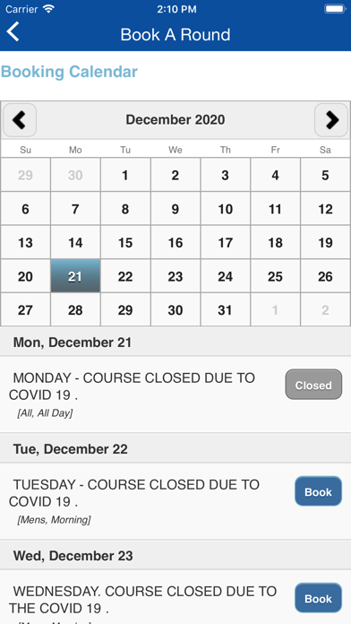 Mona Vale Golf Club Screenshot