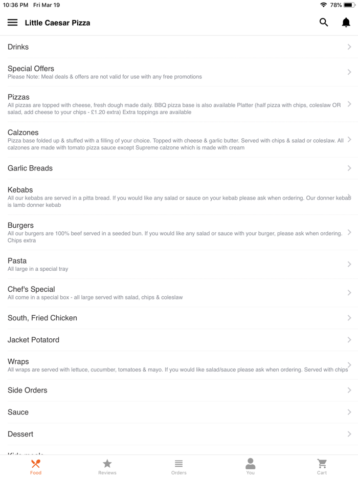 Little Caesar Pizza Grimsby