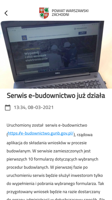 Powiat Warszawski Zachodni Screenshot