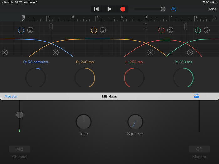 Multiband Haas Effect