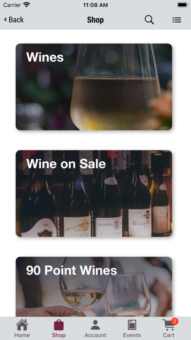 Arlington Wine Screenshot