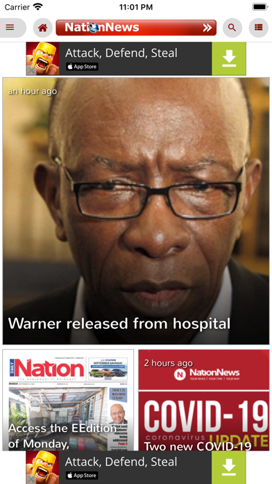 Barbados Nation News Screenshot