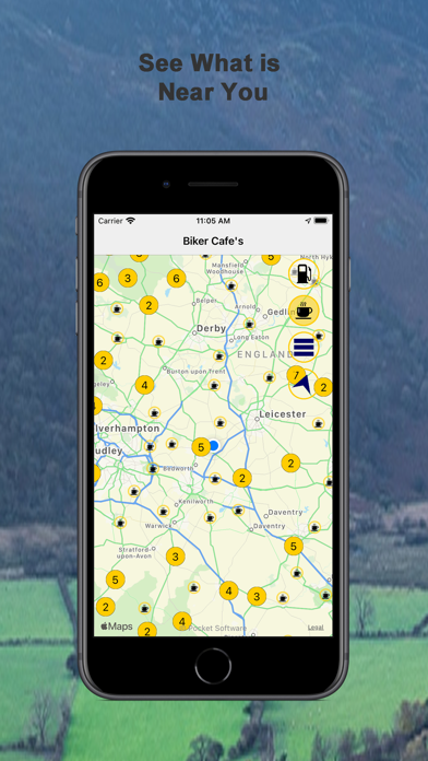 U.K. Biker Cafes Screenshot
