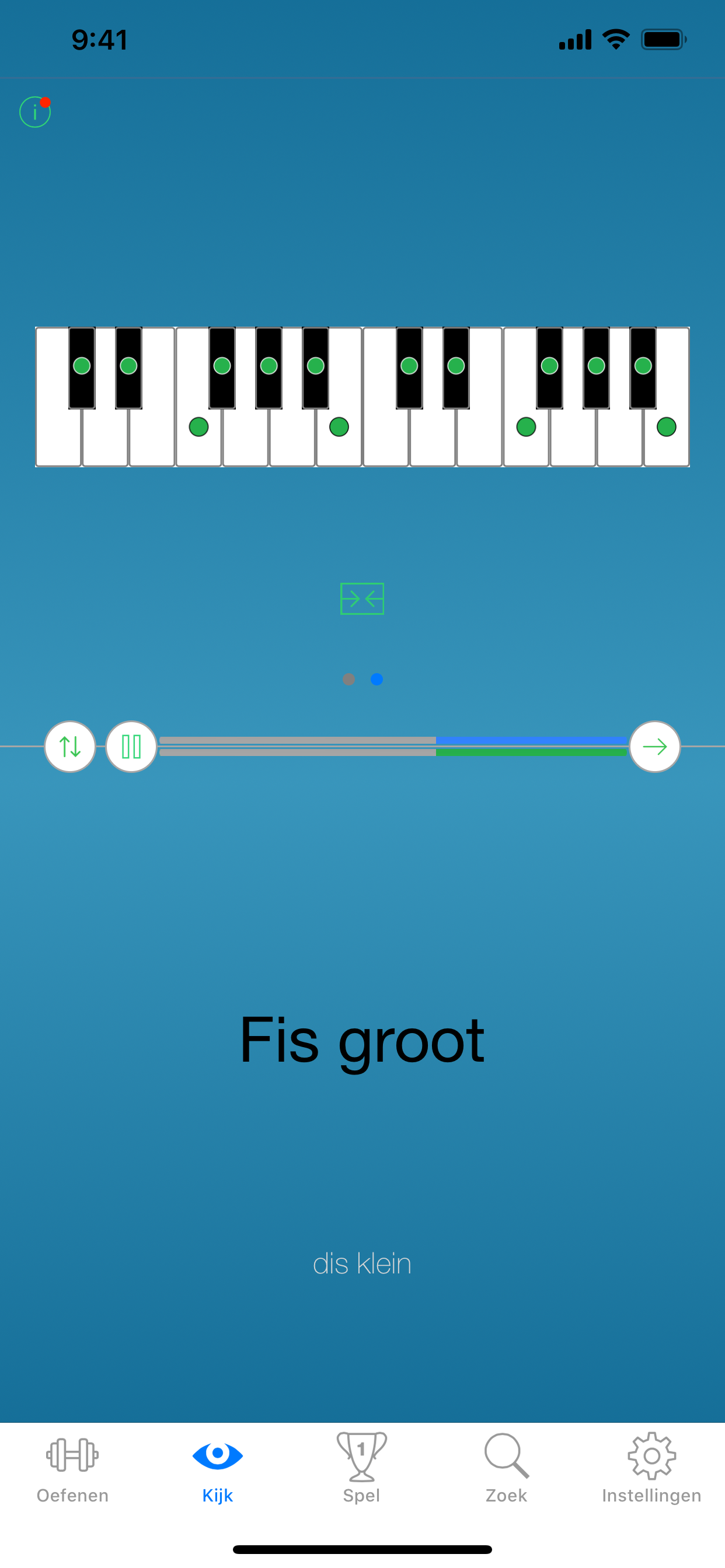 Toonsoort trainer