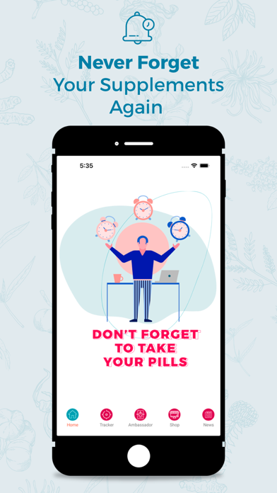 HERBIBOOST Pill Reminder Screenshot